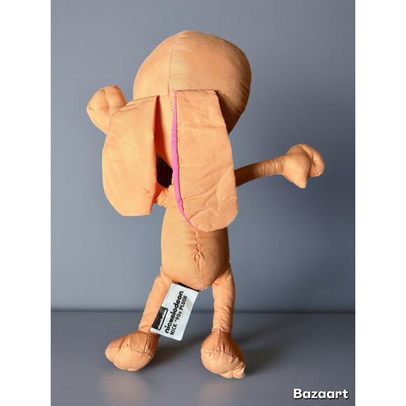 Nickelodeon Nick 90's Cartoon Ren 11”and Stimpy 13” Plush Set 2018 Pre-Owned - Picture 2 of 6